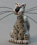 керамическая фигурка кот